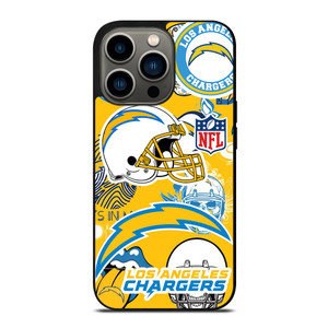 LOS ANGELES CHARGERS NFL STICKER BOMB iPhone 13 Pro Case LOS ANGELES CHARGERS NFL STICKER BOMB iPhone 13 Pro Case