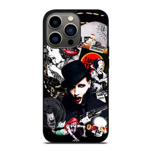 MARILYN MANSON GOTH COLLAGE iPhone 13 Pro Case
