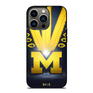 MICHIGAN WOLVERINES ICON iPhone 13 Pro Case MICHIGAN WOLVERINES ICON iPhone 13 Pro Case