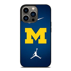 MICHIGAN WOLVERINES NIKE JORDAN iPhone 13 Pro Case MICHIGAN WOLVERINES NIKE JORDAN iPhone 13 Pro Case