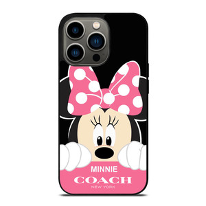 MINNIE MOUSE PINK COACH NEW YORK iPhone 13 Pro Case