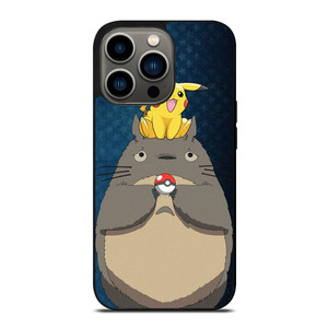 MY NEIGHBOR TOTORO X POKEMON PIKACHU iPhone 13 Pro Case MY NEIGHBOR TOTORO X POKEMON PIKACHU iPhone 13 Pro Case