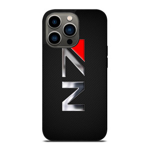 N7 MASS EFFECT CARBON LOGO iPhone 13 Pro Case