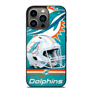 NFL MIAMI DOLPHINS HELMET LOGO iPhone 13 Pro Case NFL MIAMI DOLPHINS HELMET LOGO iPhone 13 Pro Case