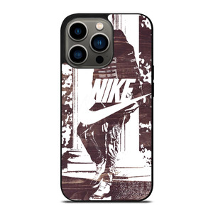 NIKE STREET URBAN BLACK WHITE iPhone 13 Pro Case NIKE STREET URBAN BLACK WHITE iPhone 13 Pro Case