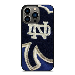 NOTRE DAME BLUE SHAMROCK LOGO iPhone 13 Pro Case