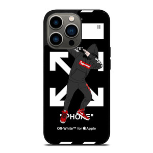 OFF WHITE X DAB SUPREME ILLUSTRATION iPhone 13 Pro Case