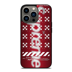 OFF WHITE X SUPREME LOGO BLUR iPhone 13 Pro Case OFF WHITE X SUPREME LOGO BLUR iPhone 13 Pro Case