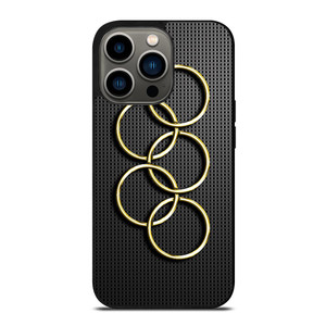 OLYMPIC RINGS GOLD CARBON iPhone 13 Pro Case
