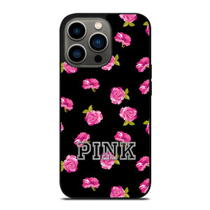 PINK VICTORIA SECRET ROSES iPhone 13 Pro Case