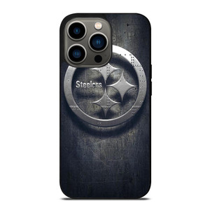 PITTSBURGH STEELERS METAL iPhone 13 Pro Case PITTSBURGH STEELERS METAL iPhone 13 Pro Case