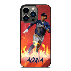 RONALD ACUNA JR ATLANTA BRAVES BASEBALL MLB iPhone 13 Pro Case RONALD ACUNA JR ATLANTA BRAVES BASEBALL MLB iPhone 13 Pro Case