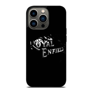 ROYAL ENFIELD BLACK TANK METAL LOGO iPhone 13 Pro Case ROYAL ENFIELD BLACK TANK METAL LOGO iPhone 13 Pro Case