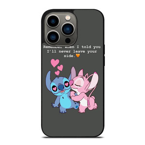 STITCH AND GIRLFRIEND LOVE QUOTE iPhone 13 Pro Case