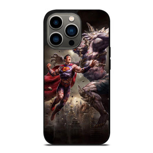 SUPERMAN VS DOOMSDAY ART iPhone 13 Pro Case
