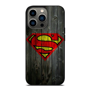 SUPERMAN WOODEN LOGO iPhone 13 Pro Case SUPERMAN WOODEN LOGO iPhone 13 Pro Case