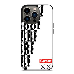 SUPREME KAWS BLACK WHITE iPhone 13 Pro Case SUPREME KAWS BLACK WHITE iPhone 13 Pro Case