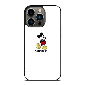 SUPREME LOGO MICKEY MOUSE iPhone 13 Pro Case SUPREME LOGO MICKEY MOUSE iPhone 13 Pro Case