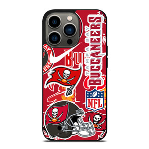 TAMPA BAY BUCCANEERS NFL STICKER BOMB iPhone 13 Pro Case