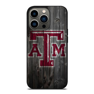 TEXAS AGGIES WOODEN LOGO iPhone 13 Pro Case