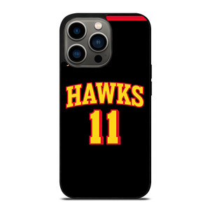 TRAE YOUNG ATLANTA HAWKS BLACK iPhone 13 Pro Case TRAE YOUNG ATLANTA HAWKS BLACK iPhone 13 Pro Case