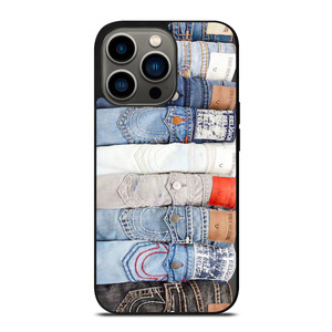 TRUE RELIGION BRAND JEANS COLLAGE iPhone 13 Pro Case TRUE RELIGION BRAND JEANS COLLAGE iPhone 13 Pro Case