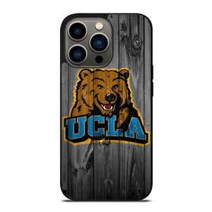 UCLA BRUINS FOOTBALL WOODEN LOGO iPhone 13 Pro Case UCLA BRUINS FOOTBALL WOODEN LOGO iPhone 13 Pro Case
