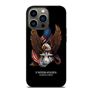 UNITED STATES MARINE CORPS USMC LOGO iPhone 13 Pro Case UNITED STATES MARINE CORPS USMC LOGO iPhone 13 Pro Case