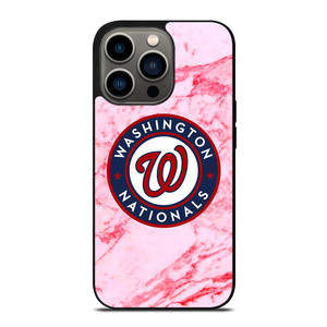 WASHINGTON NATIONALS PINK MARBLE iPhone 13 Pro Case WASHINGTON NATIONALS PINK MARBLE iPhone 13 Pro Case