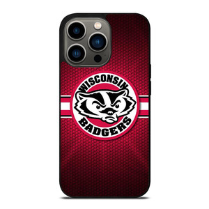 WISCONSIN BADGER METAL LOGO iPhone 13 Pro Case WISCONSIN BADGER METAL LOGO iPhone 13 Pro Case