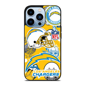 LOS ANGELES CHARGERS NFL STICKER BOMB iPhone 13 Pro Max Case