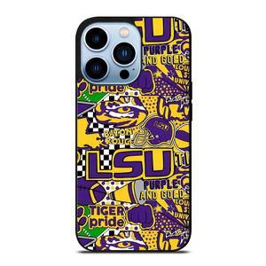 LSU Tigers UNIVERSUTY COLLAGE iPhone 13 Pro Max Case