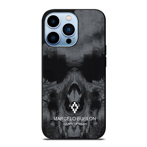 MARCELO BURLON SKULL LOGO iPhone 13 Pro Max Case
