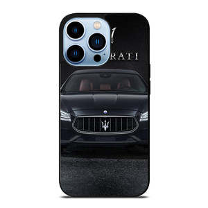 MASERATI CAR BLACK LOGO iPhone 13 Pro Max Case