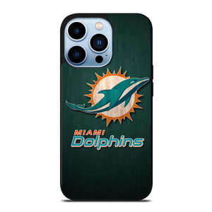 MIAMI DOLPHINS WOODEN LOGO iPhone 13 Pro Max Case