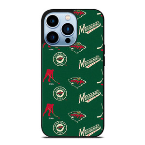 MINNESOTA WILD NHL PATTERN iPhone 13 Pro Max Case