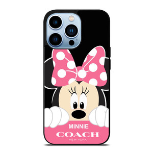 MINNIE MOUSE PINK COACH NEW YORK iPhone 13 Pro Max Case