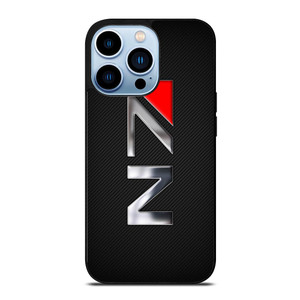 N7 MASS EFFECT CARBON LOGO iPhone 13 Pro Max Case