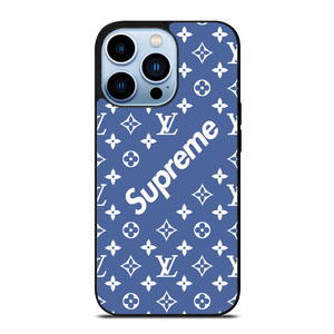 NEW SUPREME BLUE PATTERN iPhone 13 Pro Max Case