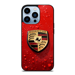 PORSCHE RED EMBLEM iPhone 13 Pro Max Case