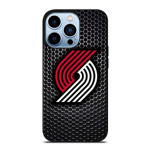 PORTLAND TRAIL BLAZERS SYMBOL METAL iPhone 13 Pro Max Case PORTLAND TRAIL BLAZERS SYMBOL METAL iPhone 13 Pro Max Case