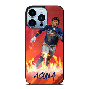 RONALD ACUNA JR ATLANTA BRAVES BASEBALL MLB iPhone 13 Pro Max Case
