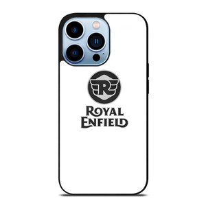 ROYAL ENFIELD WHITE LOGO iPhone 13 Pro Max Case