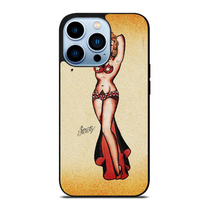 SAILOR JERRY BIKINI GIRL TATTOO iPhone 13 Pro Max Case SAILOR JERRY BIKINI GIRL TATTOO iPhone 13 Pro Max Case