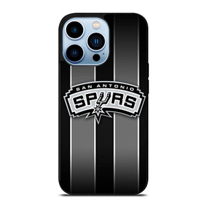 SAN ANTONIO SPURS NBA STRIPE LOGO iPhone 13 Pro Max Case