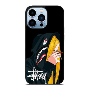 STUSSY BAPE SHARK iPhone 13 Pro Max Case STUSSY BAPE SHARK iPhone 13 Pro Max Case