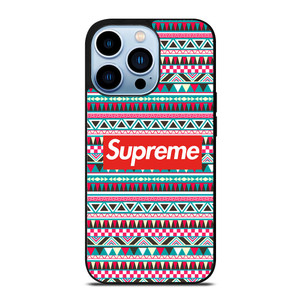 SUPREME AZTEC PATTERN iPhone 13 Pro Max Case