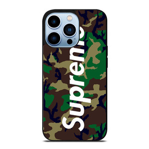 SUPREME CAMO iPhone 13 Pro Max Case