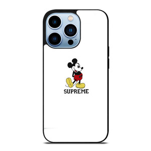 SUPREME LOGO MICKEY MOUSE iPhone 13 Pro Max Case SUPREME LOGO MICKEY MOUSE iPhone 13 Pro Max Case