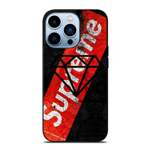 SUPREME X DIAMOND SUPPLY CO BLACK iPhone 13 Pro Max Case SUPREME X DIAMOND SUPPLY CO BLACK iPhone 13 Pro Max Case